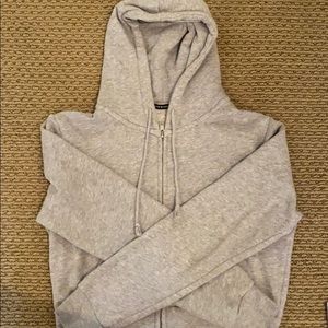 Brandy Melville Grey Crystal Hoodie!
